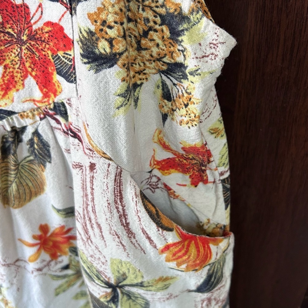 Floral Print Jumpsuit - Multicolor - Picture 5 of 6